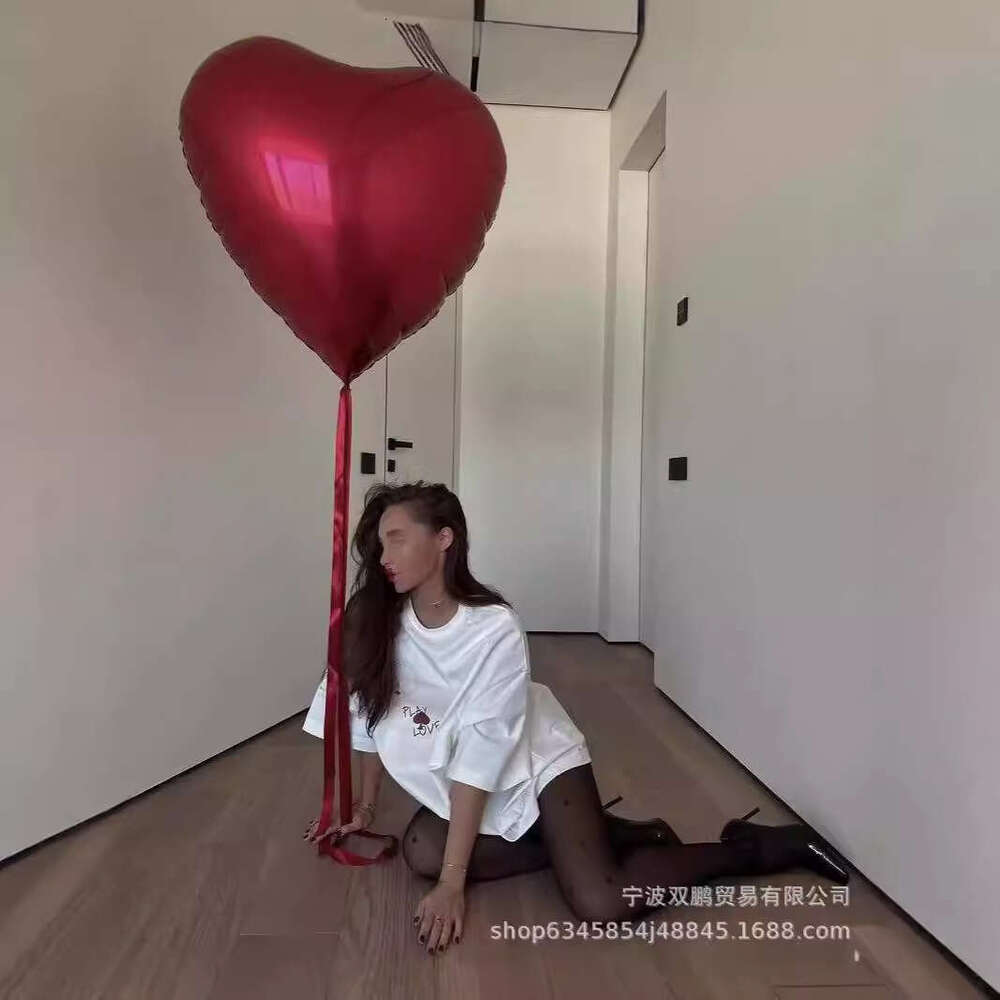 New Pure Cotton Short Sleeve Top Niche Print Round Neck T-Shirt Loose Soft Ins Style Women's Clothing B5