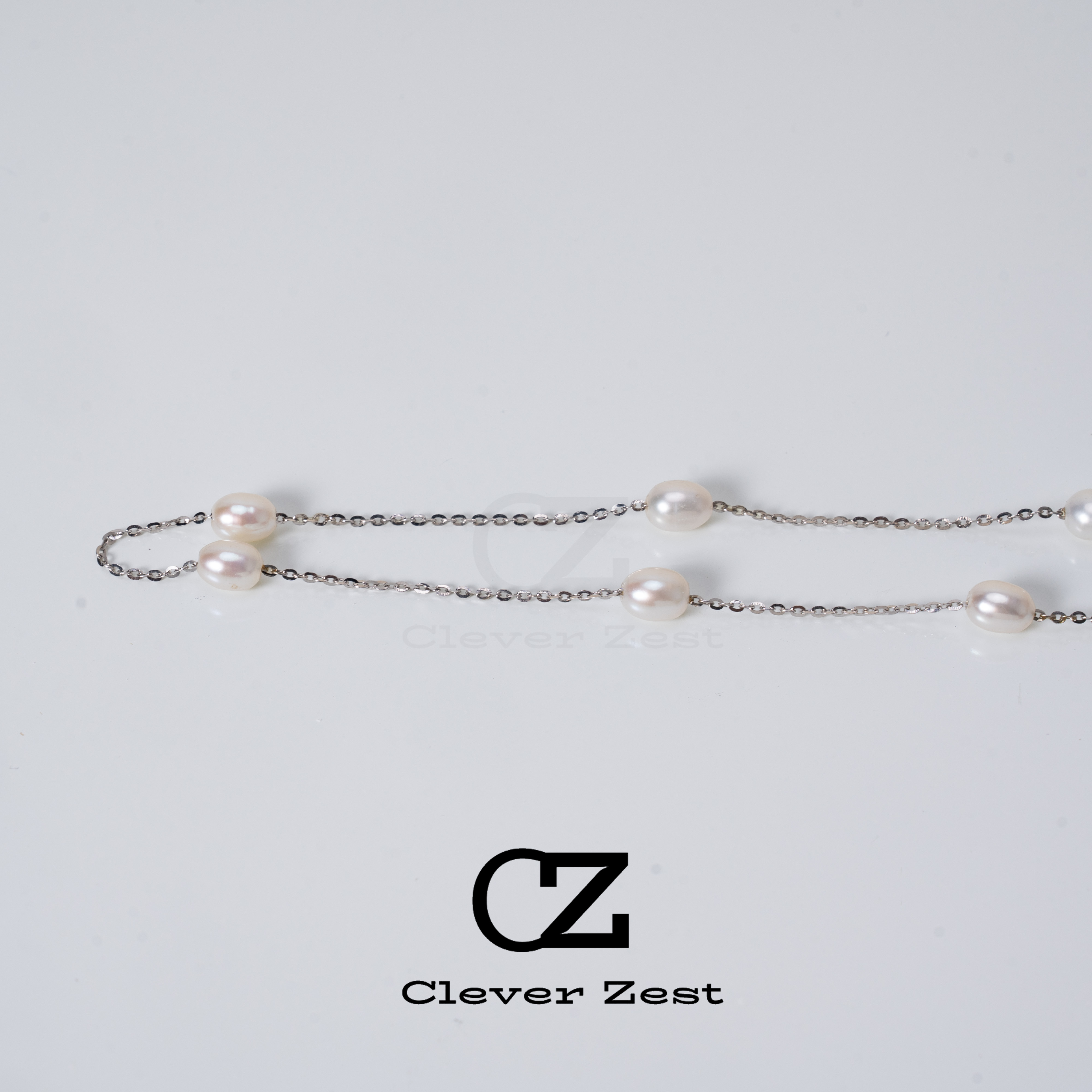 Natural freshwater pearls S925 silver full star natural pearl necklace stacked fashion design ladies gift