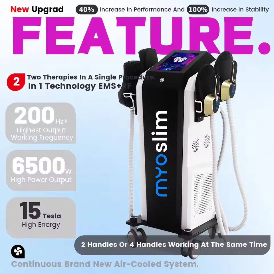 RF EMS Body Sculpting Machine New Sculpt Massager Electromagnetic Fat Slimming Muscle Stimulation MYOslim