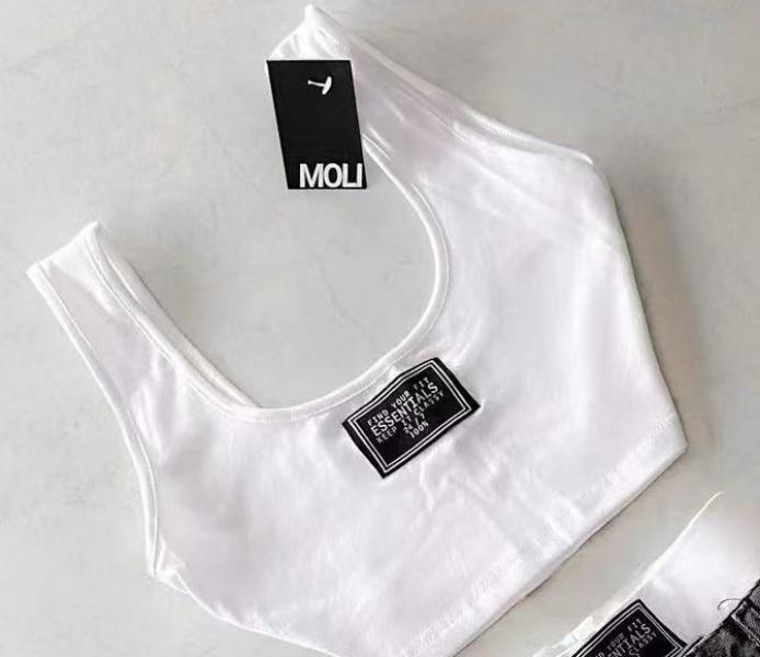 Women's Skirts Retro Sexy Girl Summer Vest Letter Print American Sweet Style Two-piece Set Low Waist Splicing Slim Denim Short Skirt