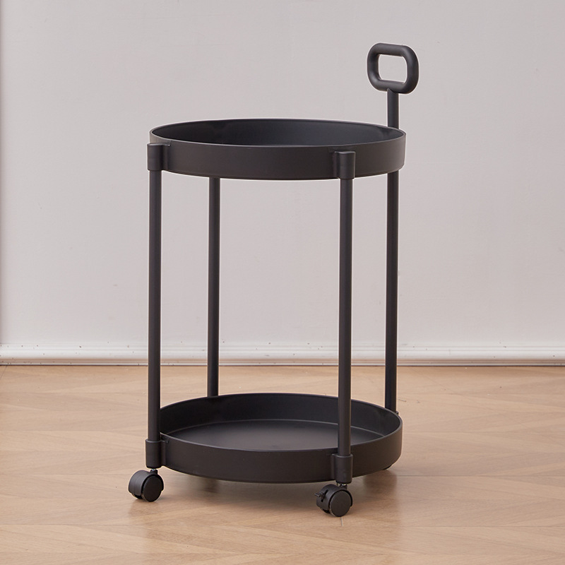 M7121 Household coffee table movable creative sofa side table small apartment bedside storage rack