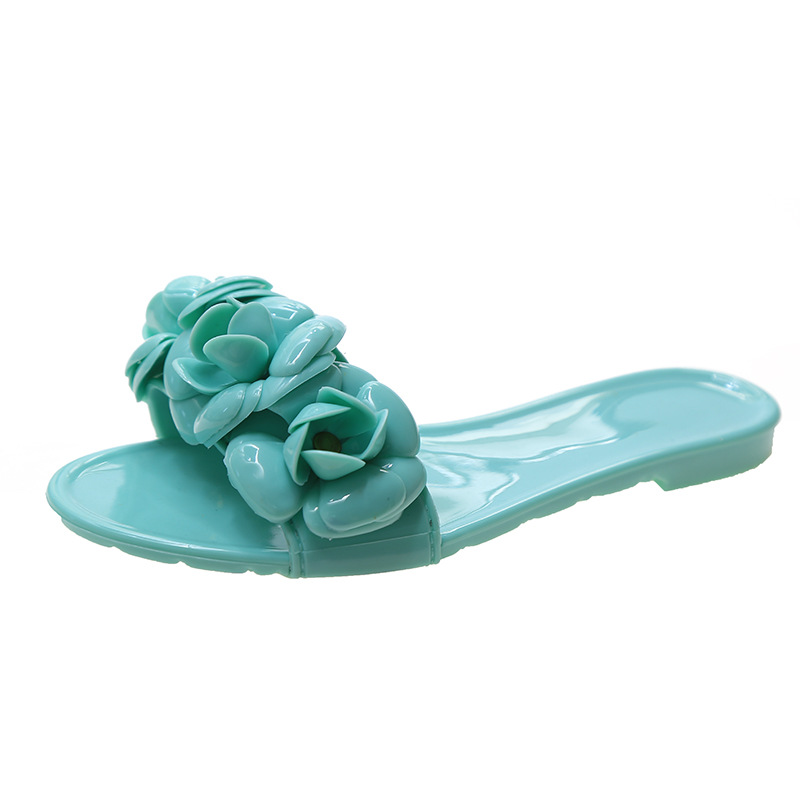 Camellia Style Slip-On Sandals for Women - Durable & Comfortable Beach Footwear