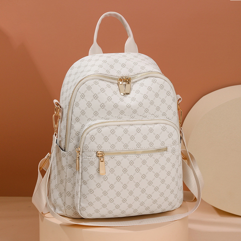 free shipping designer Backpack Fashion Women's New Retro Printed Backpack Large Capacity Travel Bag