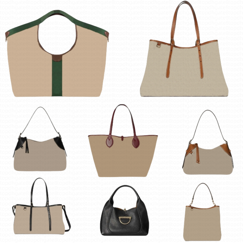 Large tote bag designer bag women shoulder bag canvas leather exquisite summer travel clutch fashion luxury handbag beach shopping causal multi styles to07