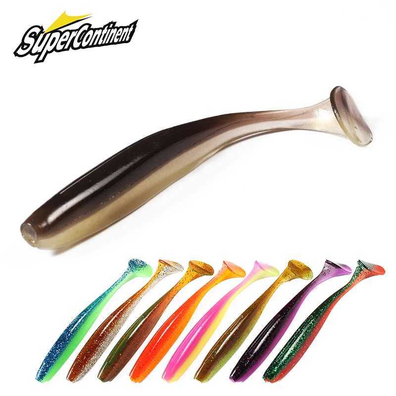 2021 Supercontinent shiner 50mm 75mm 100mm soft Artificial Bait easy for hooking up big pike Z250717