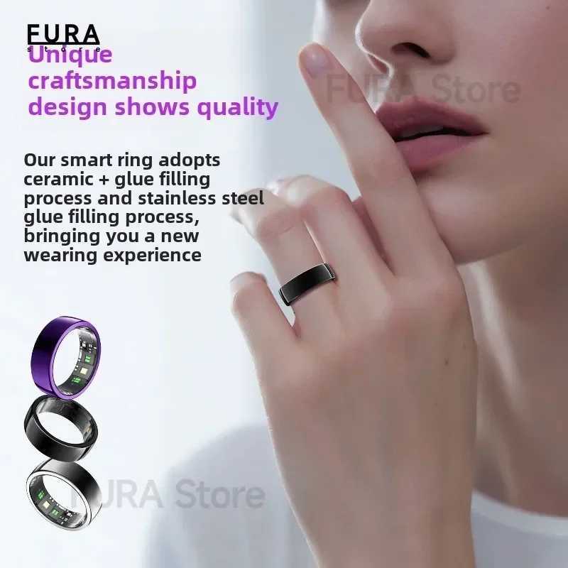 Suitable for SAMSUNG Smart Ring Mens and Womens Heart Rate Oximetry Monitor IP68 Waterproof Smart Ring PX01 Multi Sport Mode W250717