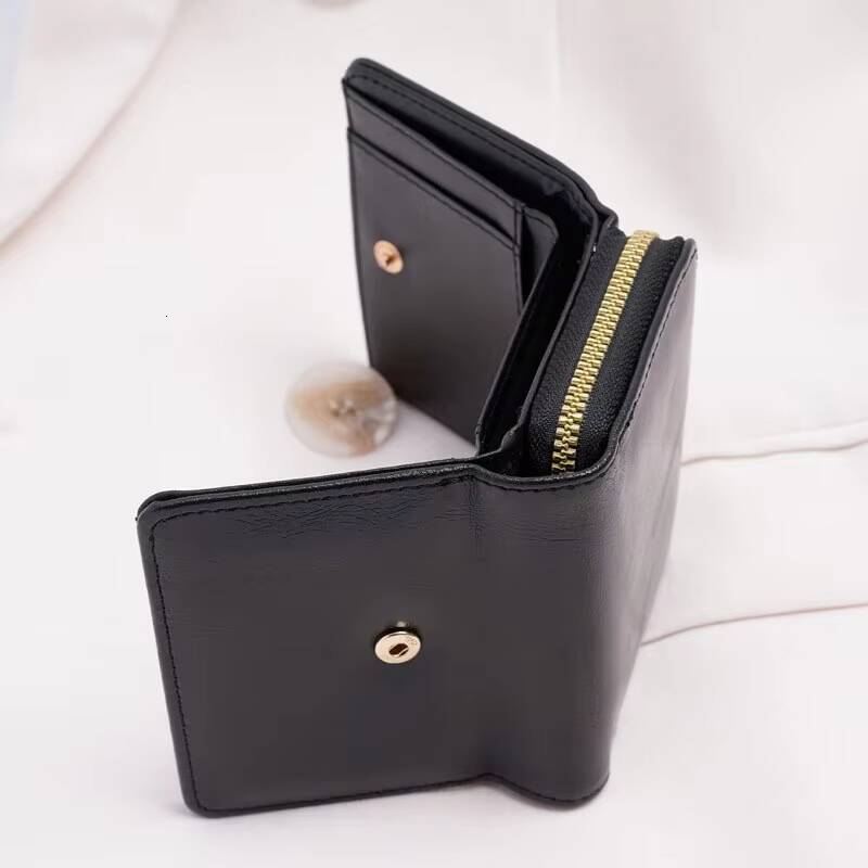 1pc Ladies Short Wallet Lightweight Fashion Suitable Work Business ID Credit Card Christmas Gift For Young Girl ddmynov