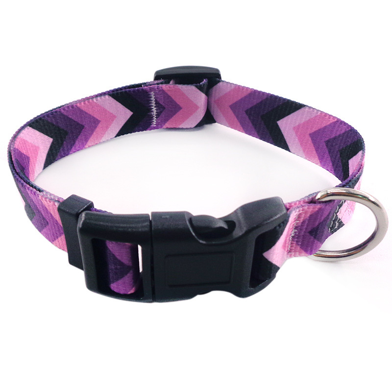 Breathable Dog Collar with Non-Rubbing Design - Comfort-Fit Print Necklace