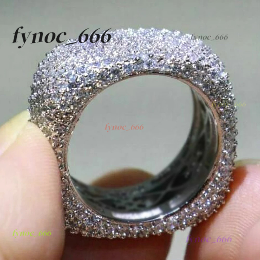Luxury Crystal Cubic Morganite Rings for Women Fashion Geometric Band Design Bridal Wedding Party Rings Gorgeous Jewelry