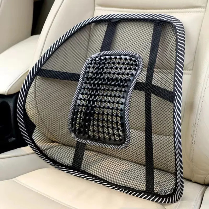 Car seat backrest cushion mesh lumbar backrest ice silk mesh breathable lumbar support parts- making it easier for you to drive 250715