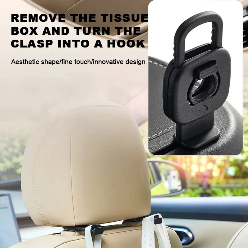 Leather Car Tissue Box Phone Number Label Center Console Armrest Napkin Box Sun Visor Tissue Box Backseat Tissue Case Fix Strap 250715