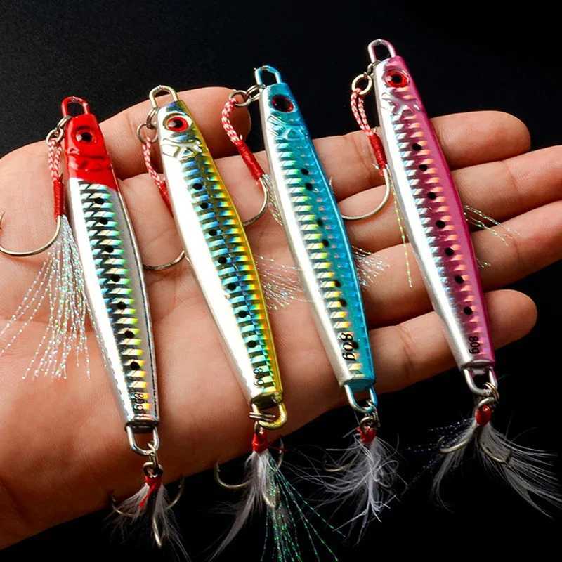 Metal Jig 100g 120g 150g 180g Sea Biomimetic Fish Iron Plate Bait Cast Jig Saltwater Fishing Lure Artificial Ocean Boat Fishing Z250717
