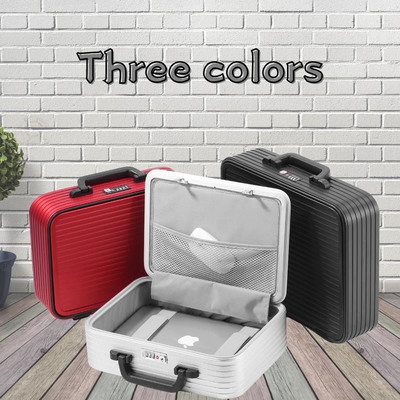 Aluminum Alloy Lightweight Suitcase with Thickened Shell - Portable Storage Box for Tools
