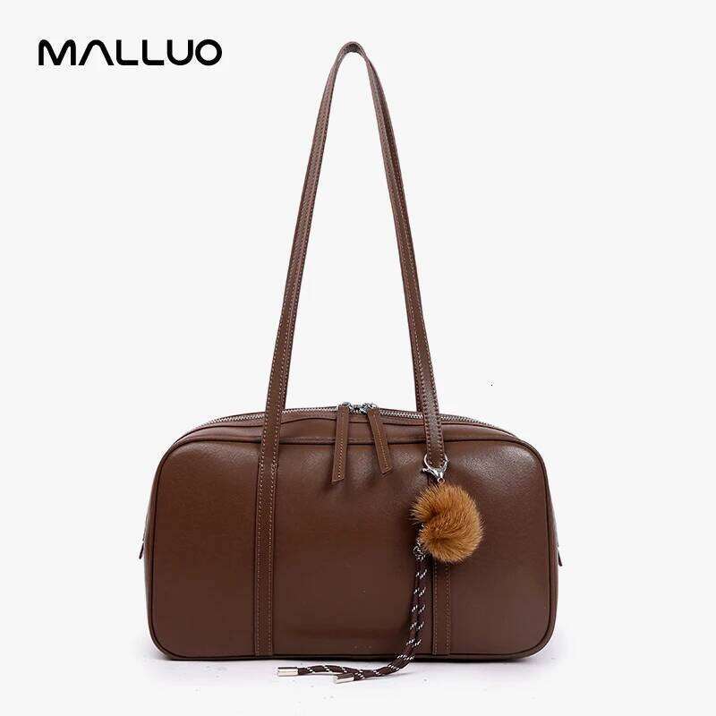 Women Cowhide Genuine Leather Shoulder Bags Ladies Fashion Designer Handbags Female Retro Commute Boston Handbag For Lady