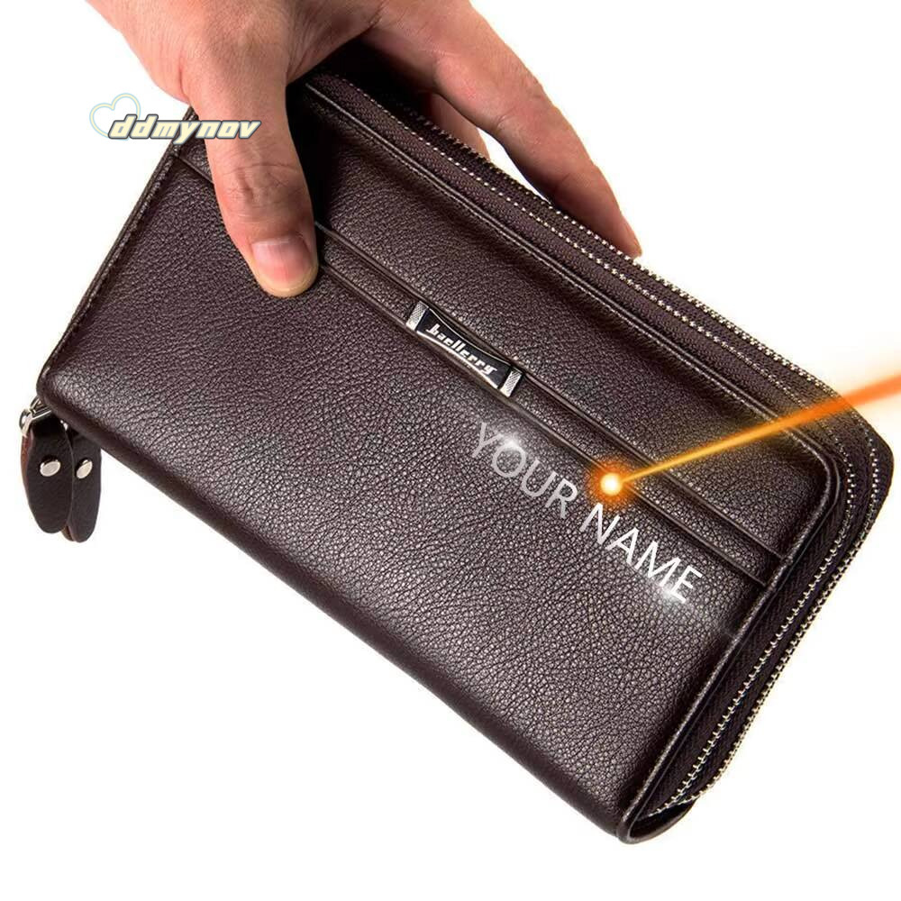 2020 Baellerry Clutch Wallets PU Leather Large Capacity Zipper Hand Strap Men Wallet Luxurious Business Solid Male Purses ddmynov