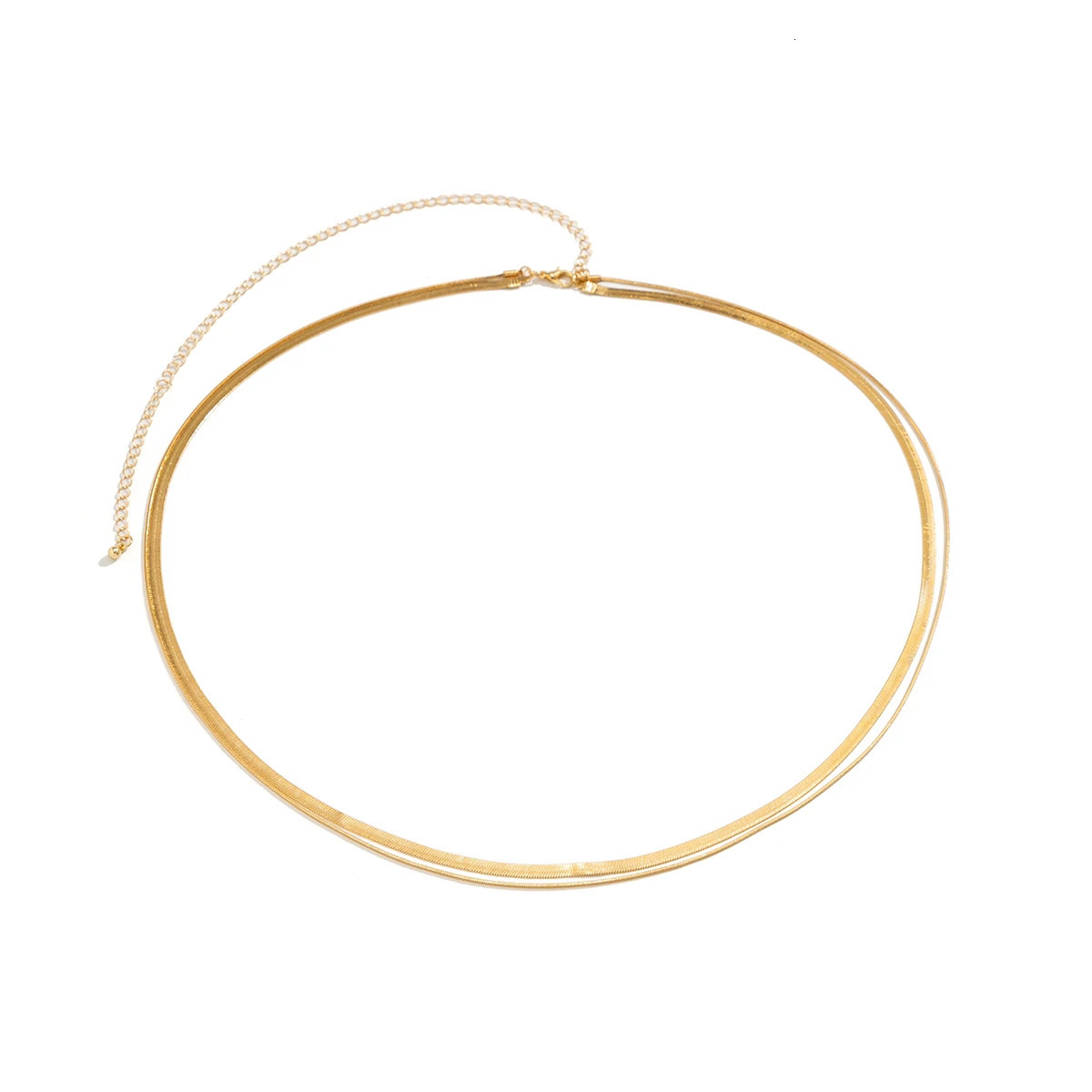 Ingemark Sexy Flat Snake Chain Waist Belly Belt for Women Summer Beach Bikinis Simple Body Chain Festival Jewelry Accessories 250716