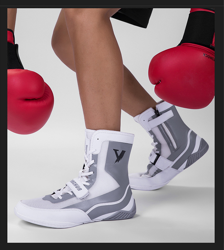 Boxing Sneakers Fitness Comfort Non slip Competition Shoes Indoor Mens Trainers Non slip Breathable Wear resistant