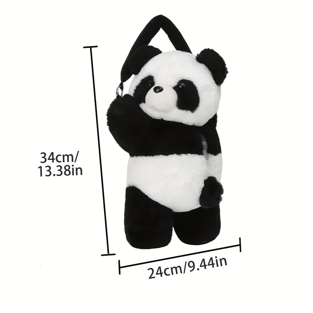 1pc Plush Panda Car Tissue Holder - Universal Fit Easy Install | Soft Fabric Auto Organizer for SUVSedan 250715