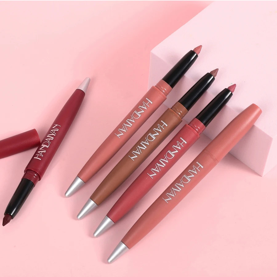 6pcs Lip Liner Pen Set Long-LastingWaterproof SweatproofEasy Coloring Non- Color Rendering Lip Gloss Set Beauty Makeup 250716