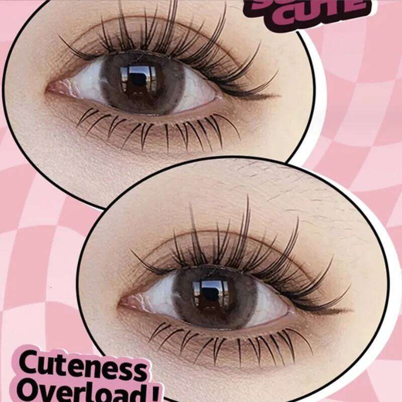Lishu Reusable Mixed False Eyelashes Comic Thick Nature Long Lashes V-Shaped Lower Eyelash Larger Beauty Eyes Tool X250717 X250717