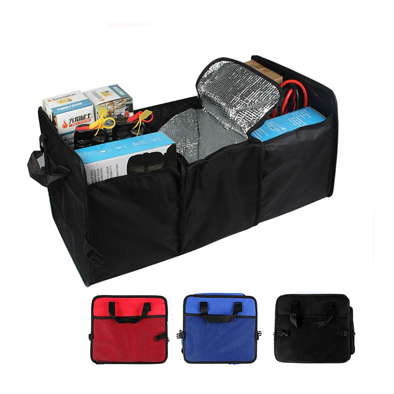 1 Piece Car Insulated Storage Box Oxford Cloth Car Storage Box Car Backup Organiser 250715