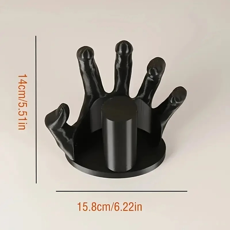 1Pc Novel Gothic Style Black Witch Hand Bathroom Toilet Paper Decoration Box Creative n Home Craft 250716