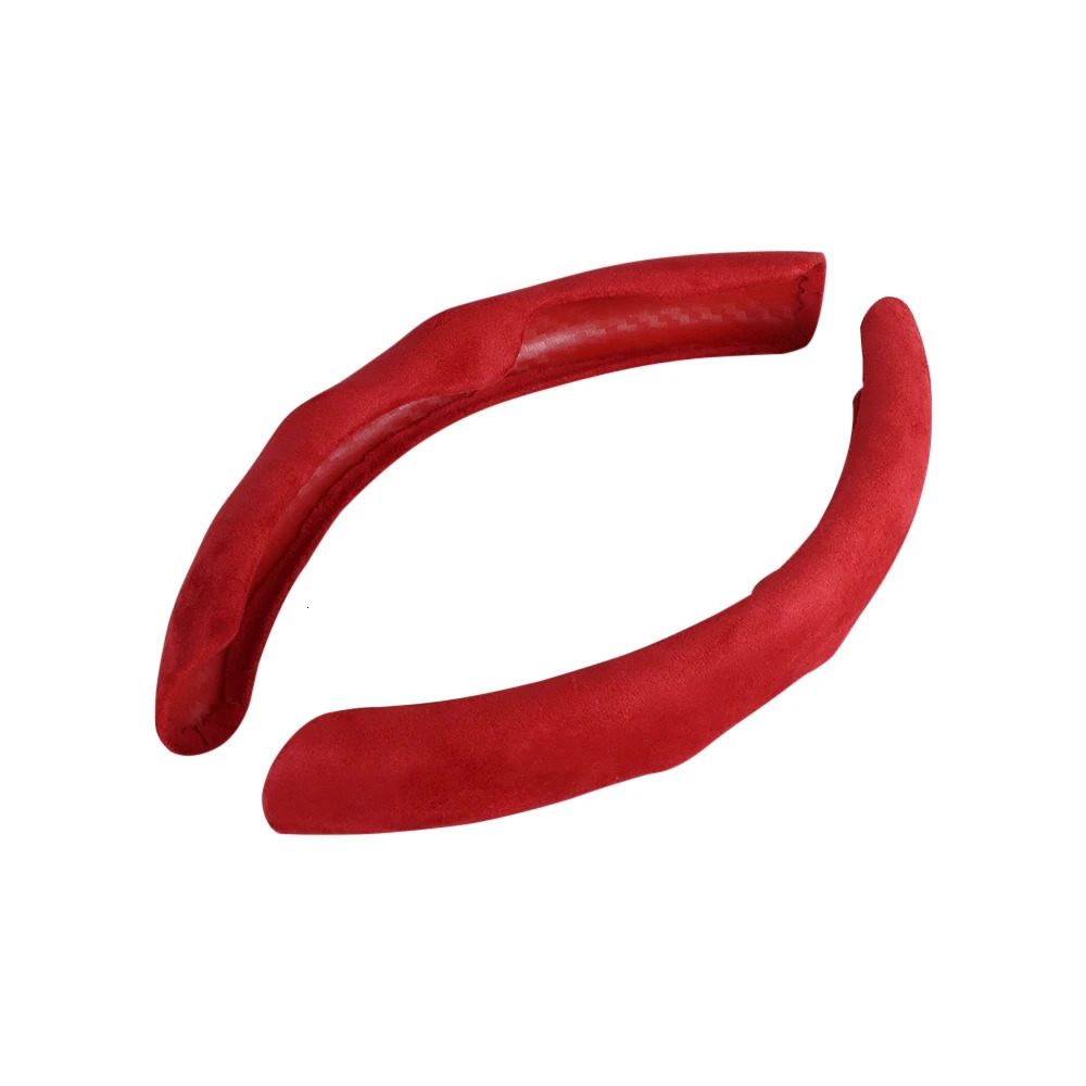2pcs Universal 36-38CM PU Car Steering Wheel Cover Liquid Feeling Car Interior Accessories Decor Car Styling Car Handle Cover 250715