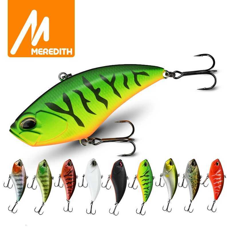MEREDITH Apex Vibe F85mm 24g WobbLErs Fishing TackLE Vibration Bait for Full Depth Artificial AccESSories Z250717