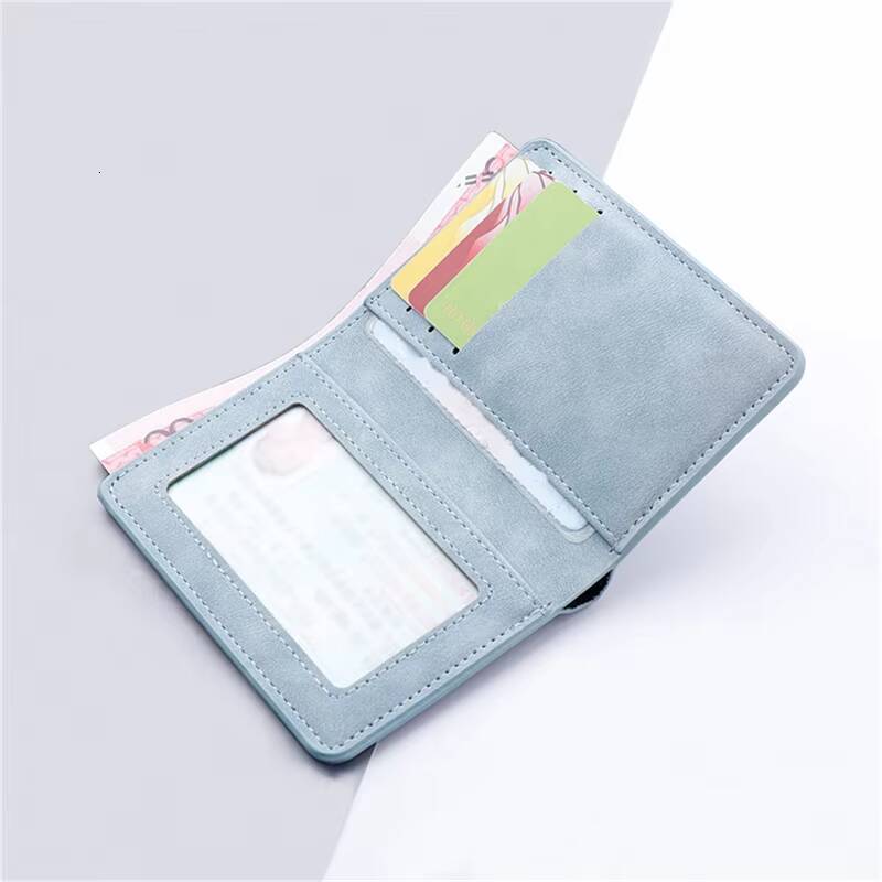 2025 New Style Mini Thin Men Mens Purse Coin Pouch Card Holder Short Vertical Pu Leather Wallet ddmynov