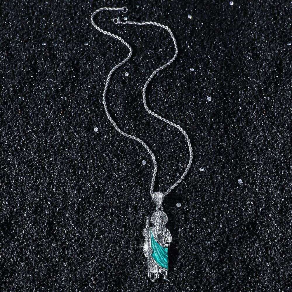 New Virgin Mary Stick Father Saint Jude Pendant Personalized Design Necklace Direct Shipping