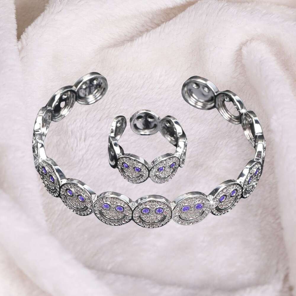 Internet Celebrity Classic Fashion Ins Style Smiley Face Creative Design Bracelet Jewelry