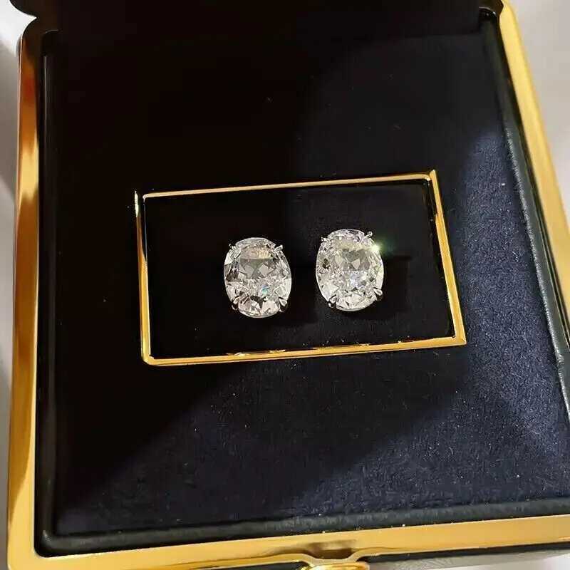 CAOSHI Fashion Oval Zirconia Ear Stud Female Daily Jewelry Simple Style Accessories for Women Stylish Lady Engagement Earrings y250715