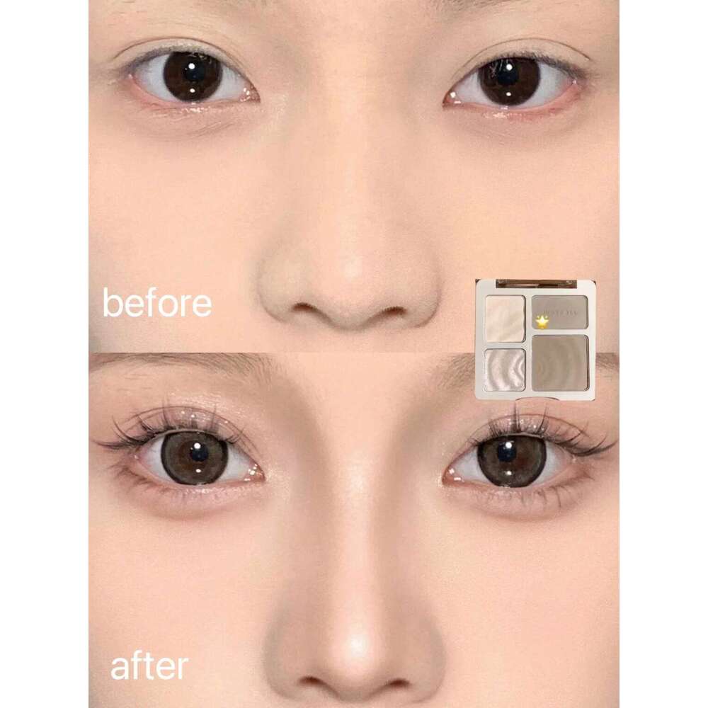 Judydoll Facial Highlighter Contour Comprehensive Plate Matte Shimmer Powder Brightening Glow Shadow 3D Nose Cosmetics 9g X250717