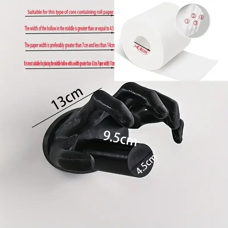 1Pc Novel Gothic Style Black Witch Hand Bathroom Toilet Paper Decoration Box Creative n Home Craft 250716