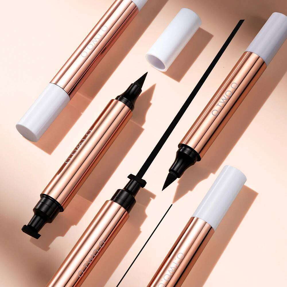 O.TWO.O Black Liner Stamp Pencil Waterproof Sdge-proof Liquid Eyeliner Easy Cat Eye Stencil Makeup Tool for Eyes X250717