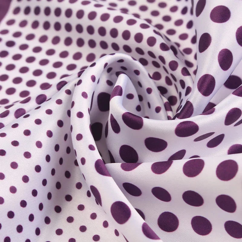 Men Pocket Square Print Real Satin Small Scarf Gentleman Business Suit Shirt Chest Handkerchief 2424cm 250704