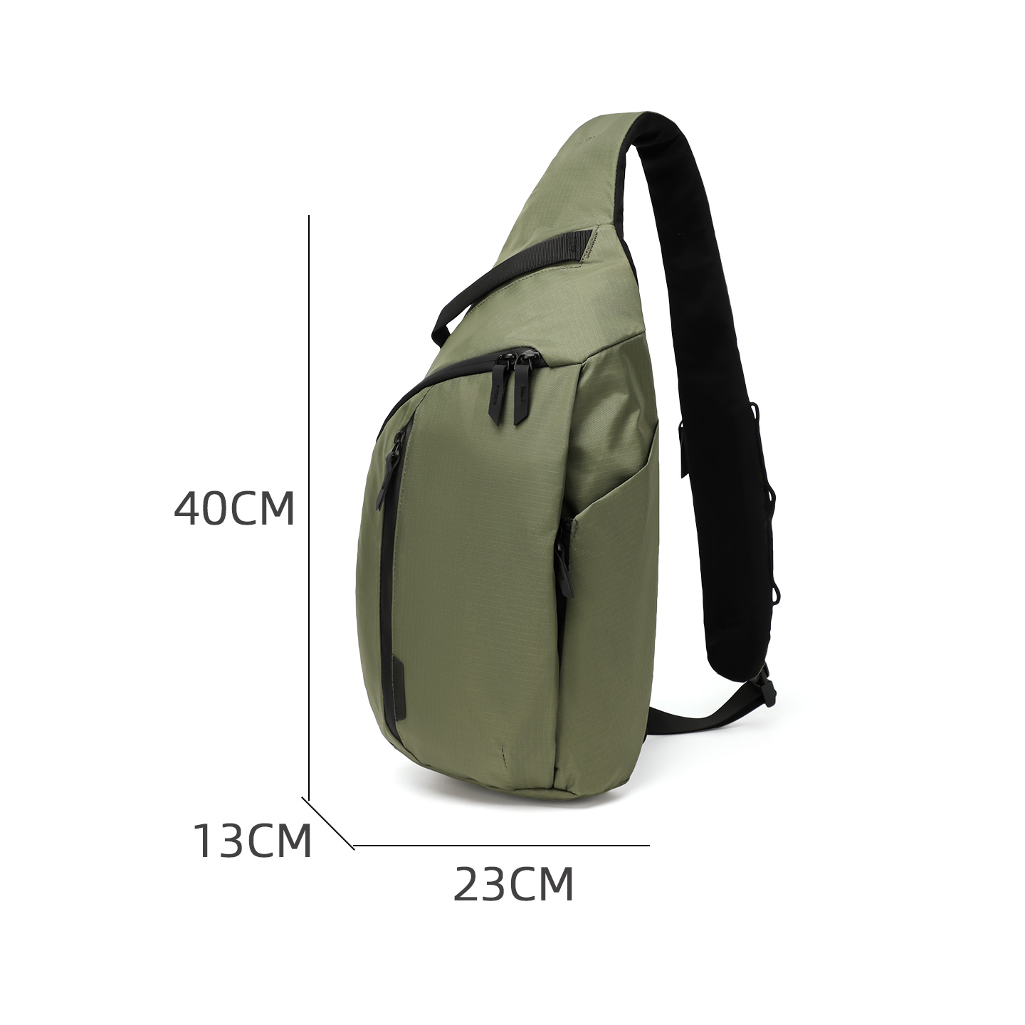 Crossbody bag men's outdoor trendy chest bag waist bag sports shoulder bag men's small shoulder bag