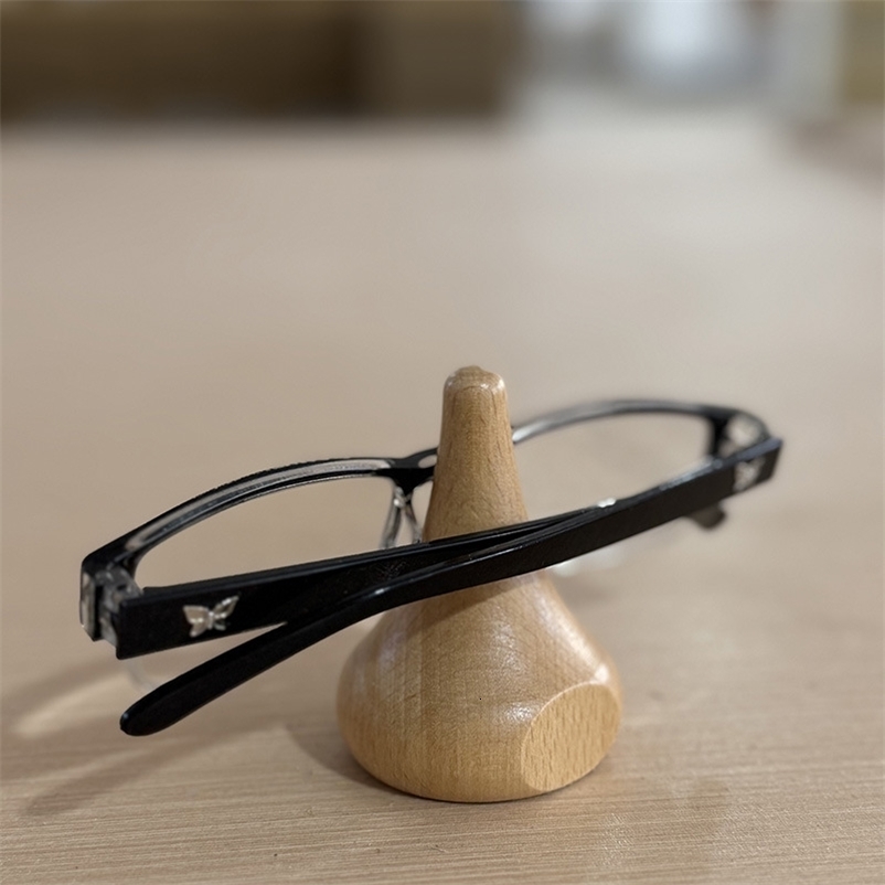 Minimalist Wood Eyeglass Holder Desktop Display Rack Office Home Decor Creative Storage Solution - Perfect Gift 250716