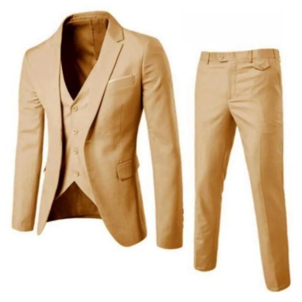 Mens Suit Two-piece Slim Suit Mens Business Formal Wear Groom Wedding Dress Work and Study Hosting Performance Mens Suits 250715