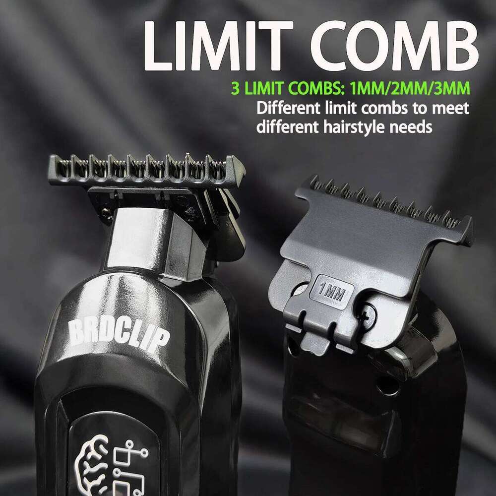 BRDCLIP BRD 107 Professional Electric Trimmer 8000Rpm With Base 2000Mah Hair Clipper For Man Barber Shop Carving Hine