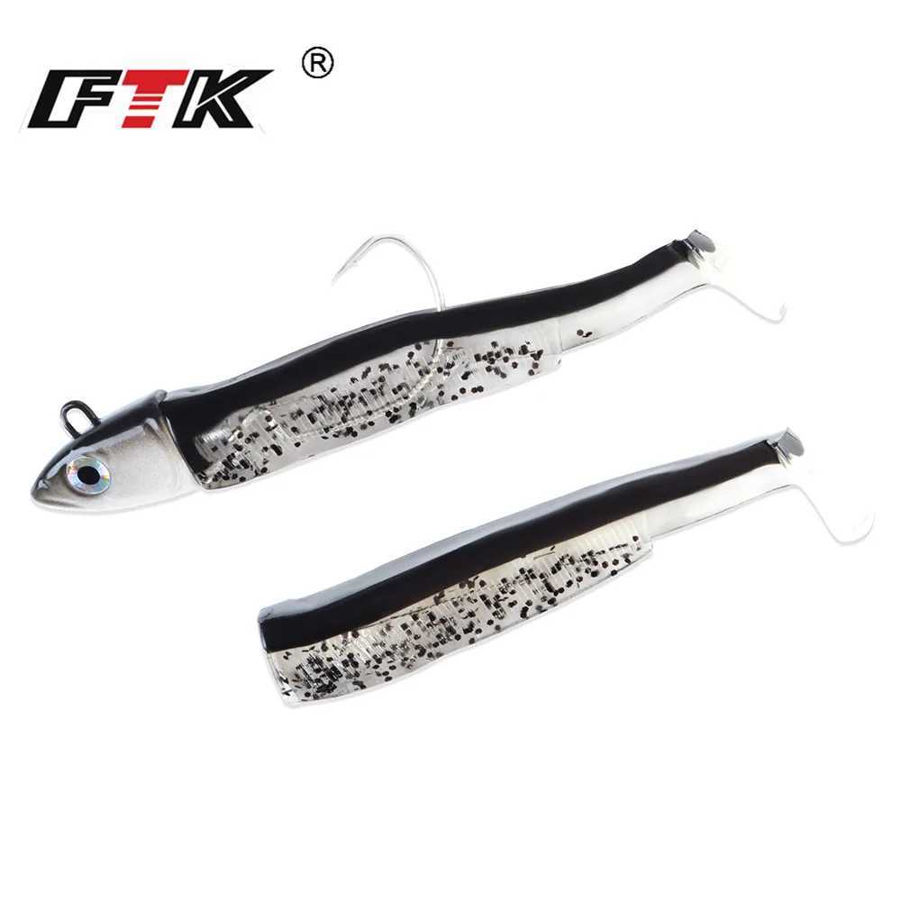 Black minnow jig fishing lure soft pike lure 5g/12g/ 25g bass fishing shad soft bait boat code seabass bait for Zand Z250717