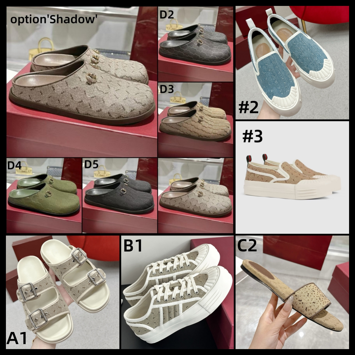 (Order by pic in opt, not by desc) Women's Platform Canvas Loafers Non-Slip Thick Sole slip-on Canvas Loafers high quality