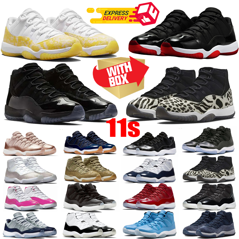 Designer shoes Basketball shoes 11s Outdoor Shoes Sneakers Trainer Sports 11 High low Womens Mens Shoes trainer Black White 36-47