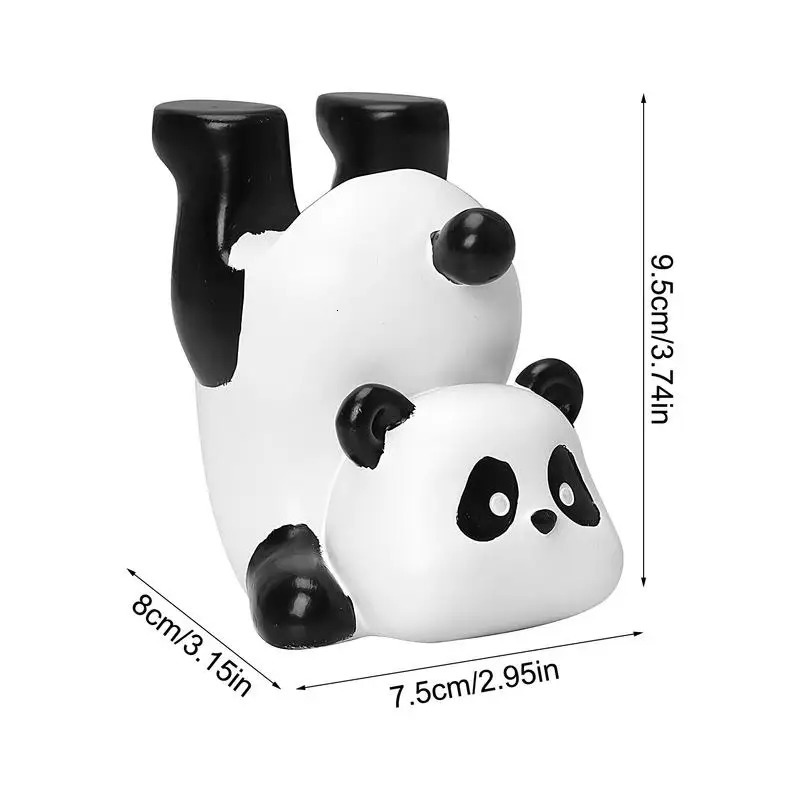 Animal Glasses Holder Resin Panda Shape Eyeglass Holder Funny Decorative Eyeglasses Organizer Display Stand for Nightstand Desk 250716