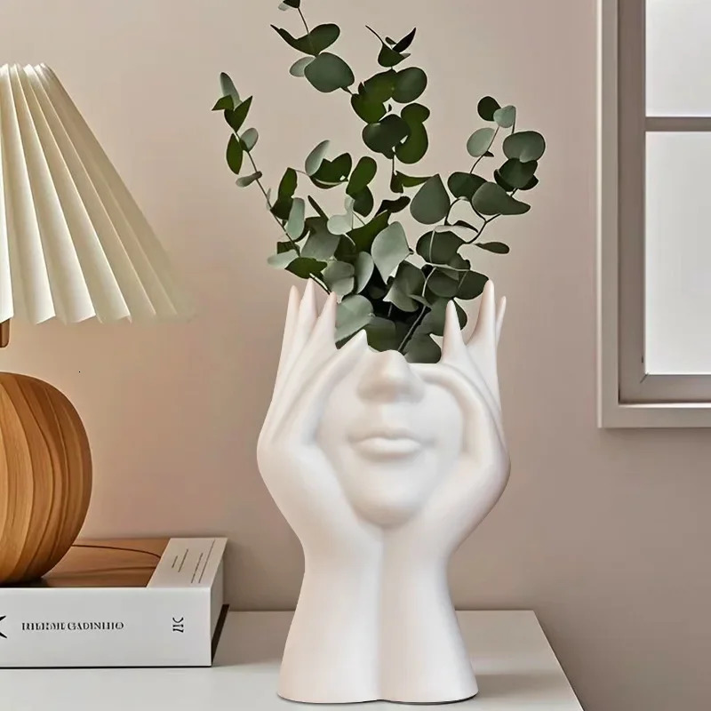 Multi Functional Facial Styling Makeup Brush Storage Box Pen Holder Vase Decoration Living Room Foyer TV Cabinet Decoration 250716
