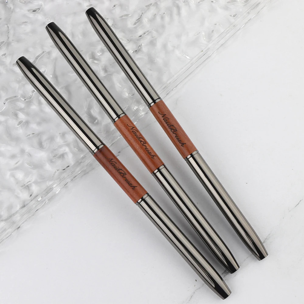 Double-end Nail Pen Brush Glue Potherapy Pen UV Gel Liner Brush Dual End Acrylic Nail Art Painting Manicure Brushes Tool 250716