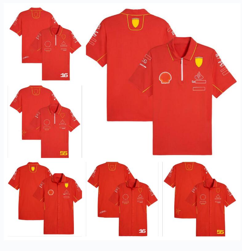 F1logo summer racing T-shirt F12025 new polo shirts same customised