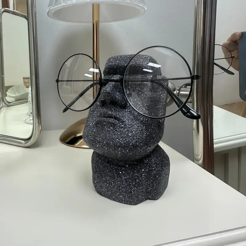 Funny Creative Glasses Holder Decorative Glasse Lenses Stand Office Accessories Figurines Miniatures Room Ornaments Home 250716