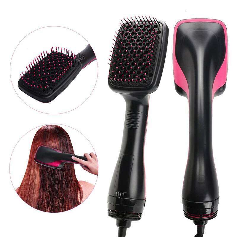 Professional hairdressing and household one-step hot air hair dryer straightening comb multi-function modeling tool