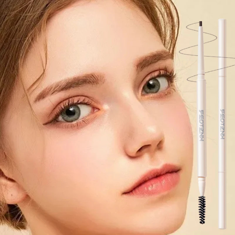 Feotznw silky Smooth and fluid fine eyebrow pencil is easy for beginners to use.Makeup in an instantEssential for Korean girls 250712